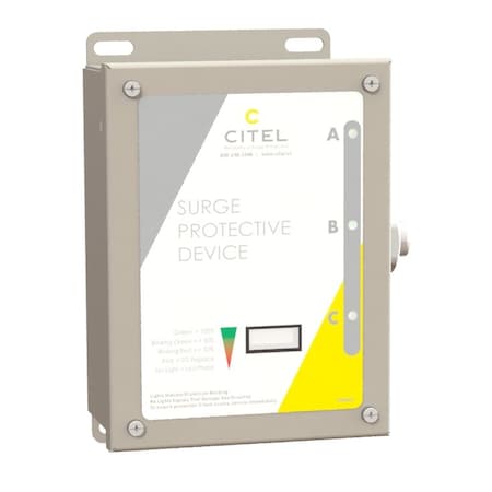 Wired Service Entrance Protector, 120/208V, 4W+G. Wye, 105Ka, Filter, Ul1449 Type 2